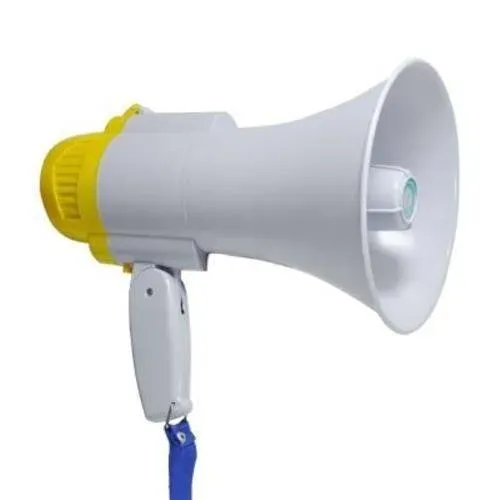 Megafone Portátil Recarregável Com Sirene Musical E Gravador Bivolt Loja Coimbra Entrega