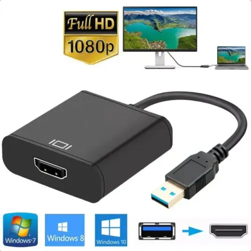 Adaptador Conversor Usb 3.0 Para Hdmi USB 3.0 1080p It-Blue PC Notebook Le-4116