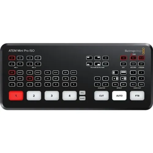 Switcher Blackmagic Design Atem Mini Pro Iso - Lacrado na Caixa