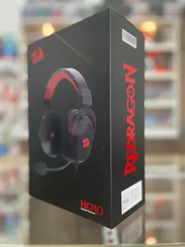 Headset Gamer Redragon Hero Preto - Novo lacrado - Loja Física Parcelamos Sem Juros