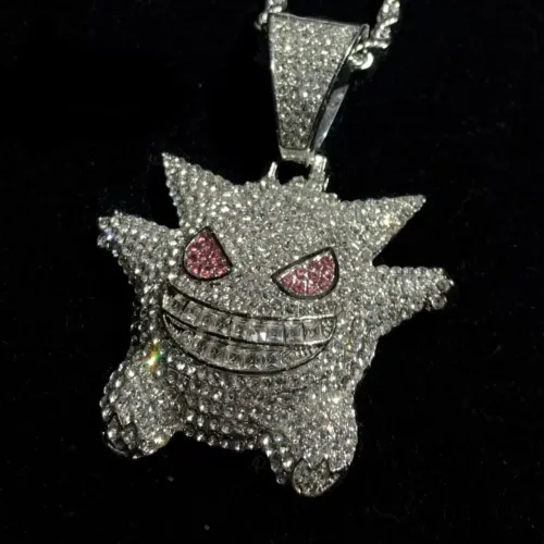 Pingente gengar cravejado