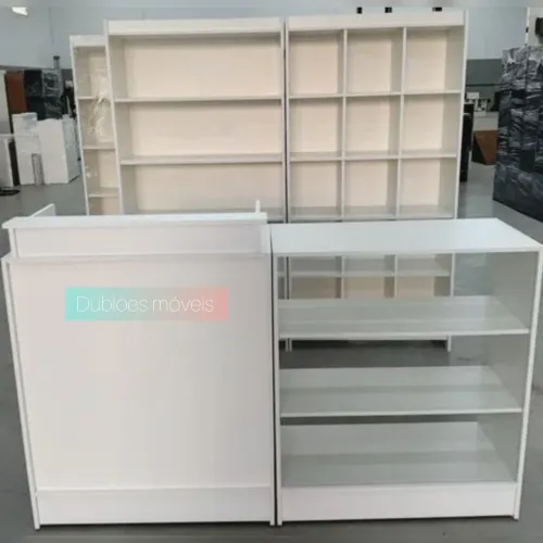 Prateleiras para loja e balcões kit completo 