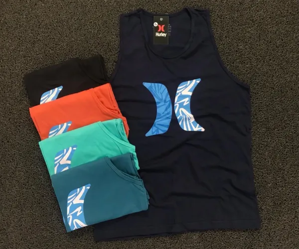 Regata algodão hurley masculina 