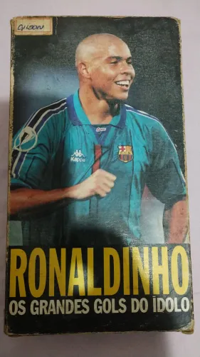 Fita VHS Ronaldinho fenômeno 