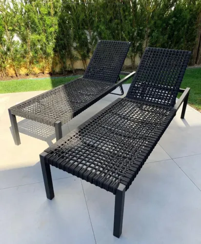 Espreguiçadeira para piscina - Corda náutica (unidade)