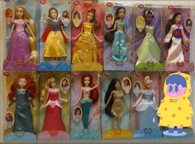 BONECAS PRINCESAS DISNEY STORE NOVAS ARTICULADAS VALOR DA UNIDADE