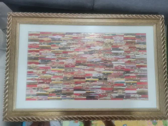Quadro Decorativo de Charuto 
