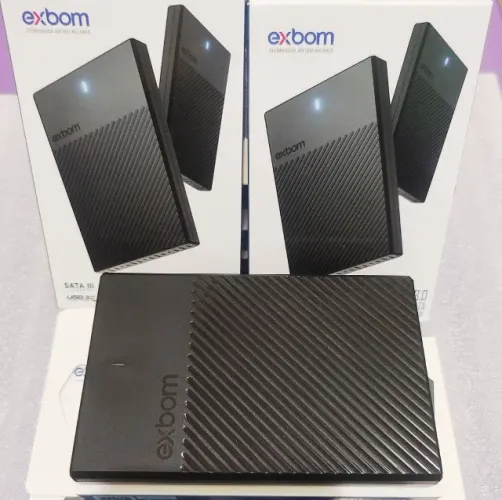 Case para HD e SSD 2,5'' -  USB 3.0 - ATE  5Gb/S - Original EXBOM - R$: 70,00