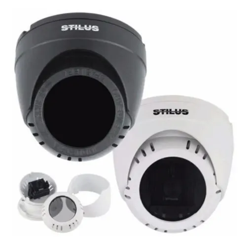 Dome Articulado Para Mini Camera Preto Ou Branco 