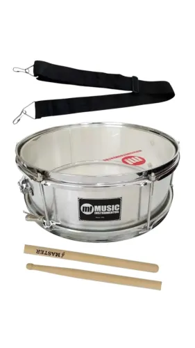 Kit Caixa de Guerra Phx Alumínio Liso 15x14 437Als + Talabarte + baqueta