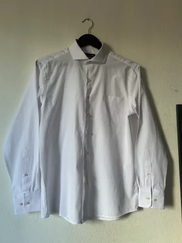 Camisa masculina branca Empório Colombo - tamanho 2