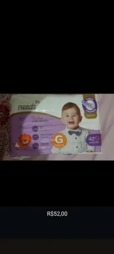 Fralda descartável tamanho G