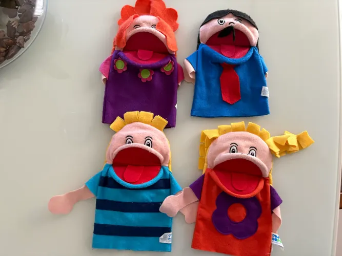 Fantoches e Dedoches - Família marca Papodepano