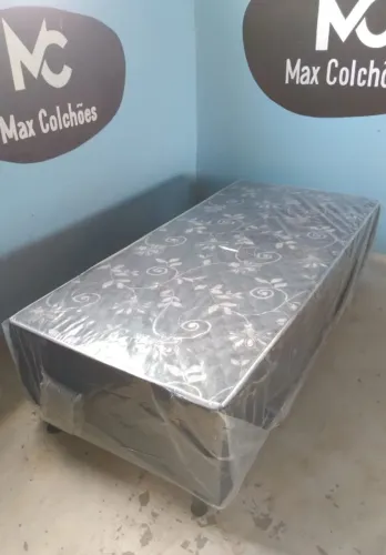 Cama Box Solteiro Max Colchões - Novo
