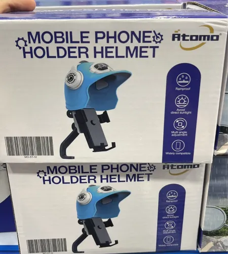 Suporte para Celular com Design de Capacete