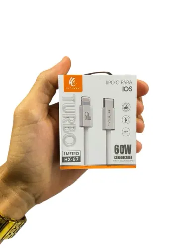Cabo de Carregamento Tipo C para iOS 60W Turbo H'sul