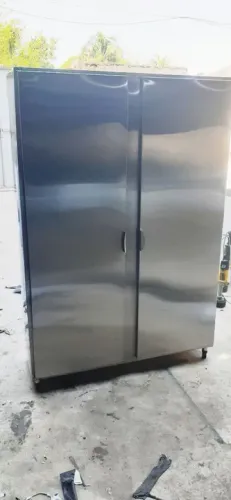 Armário vertical de inox