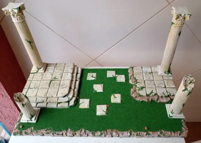 Diorama/cenário Cavaleiros Do Zodiaco Elisios (cloth Myth)
