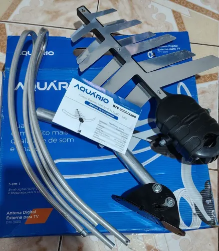 Antena Digital Externa para TV Aquário DTV-3000