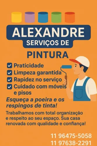 Serviços de pintura e marido de aluguel 