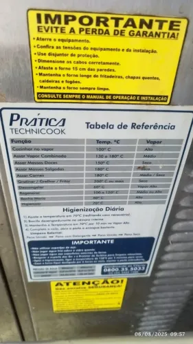 Forno Combinado Pratika Technicook + Suporte