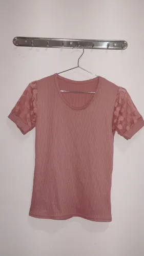 Camiseta rosê
