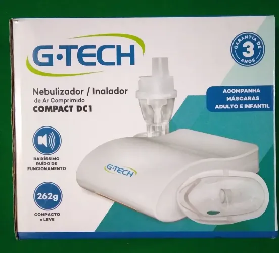 Inalador Nebulizador Compacto G-Tech DC1