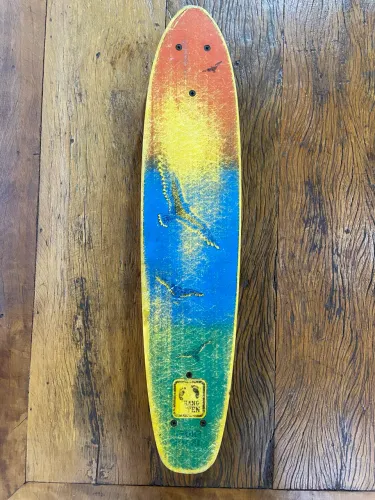 SKATE HANG TEN ANTIGO OLD SCHOOL ORIGINAL ANOS 70 Ñ TORLAY BANDEIRANTE COSTA NORTE DM RK