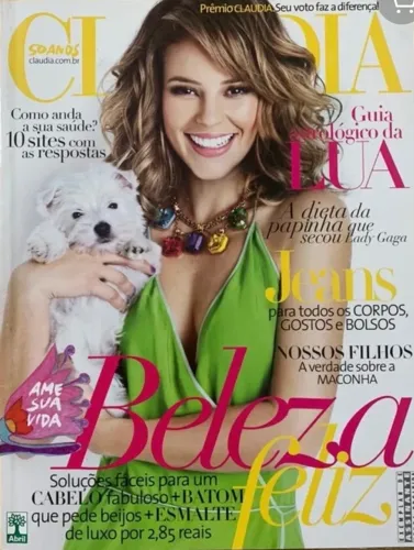 Revista Claudia 7 - Capa Paola Oliveira
