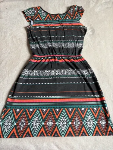 Vestido estampa étnica