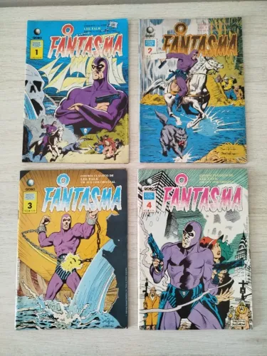 HQ Quadrinhos O Fantasma (Minissérie completa em 4 edições)