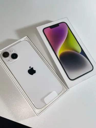 iPhone 14 128Gb branco semi novo