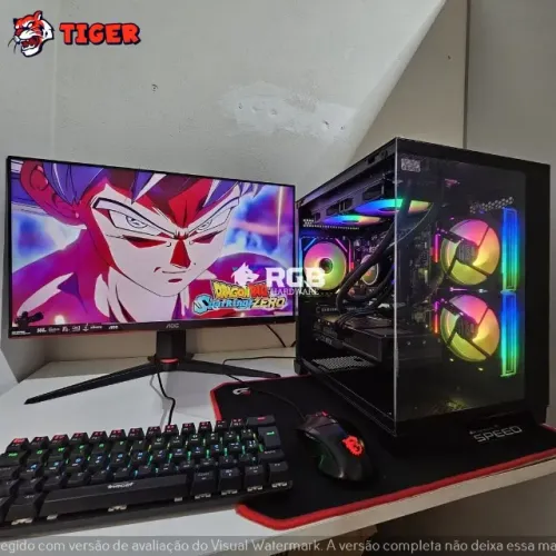 Pc Gamer Novo Completo - Ryzen 7 9700X + RTX 4070 12GB + RAM 48GB + SSD M.2 NVMe 1TB