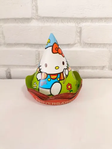 9 Chapéus de Festa Hello Kitty Antigo Nunca usado
