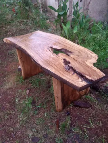 Mesa de rústica em madeira maciça modelo exclusivo 