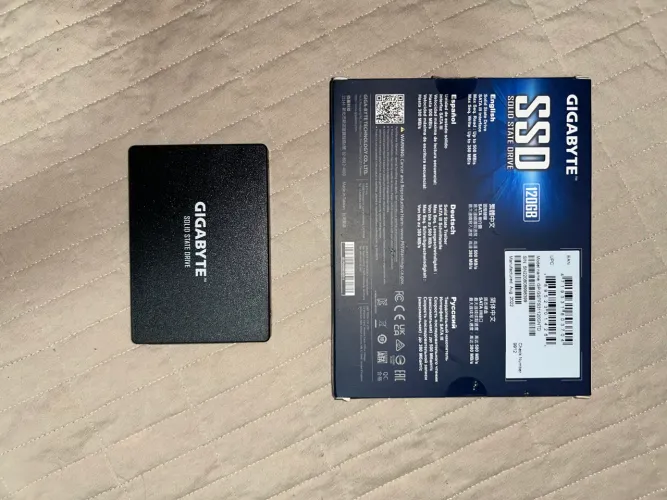 SSD 120gb Gigabyte funcionando
