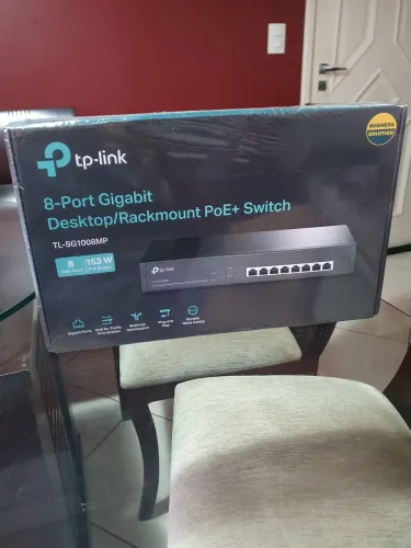 TP-Link 8 Port Gigabit, Desktop/Rackmount PoE+Switch, TL-SG 1008MP
