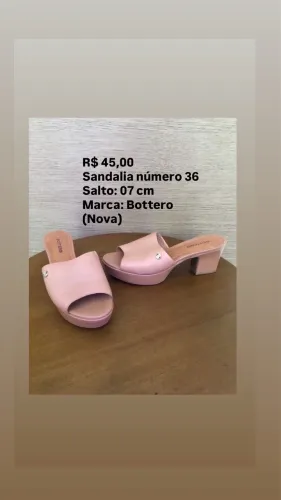 Sandalia número 36 da Bottero