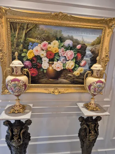 Par de anforas Limoges