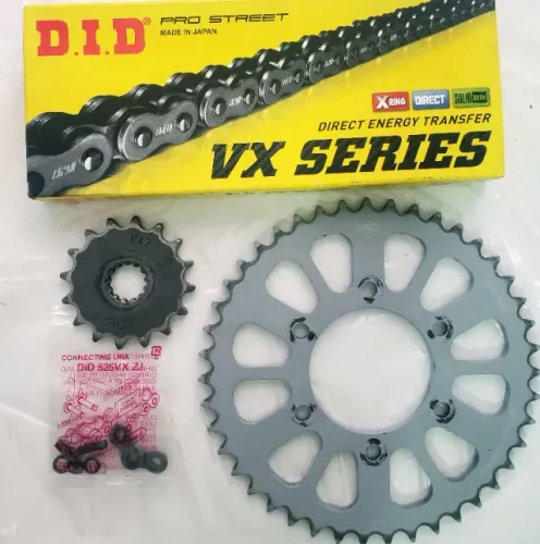 ZX7R Kit relação DID120links e Vaz + brinde