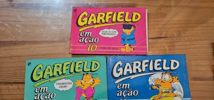 Lote livro Garfield