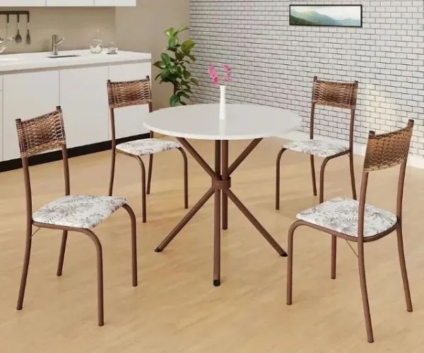 *Mesa Redonda  75x75 cm Pronta  Entrega