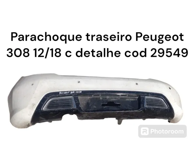 Parachoque Traseiro Peugeot 308 12/18