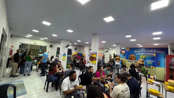 Hamburgueria a todo vapor em São Mateus!