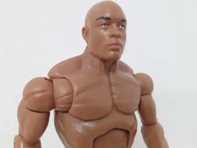 Boneco de ação UFC miniatura do Anderson Silva (2009) 19cm. "Raro" 