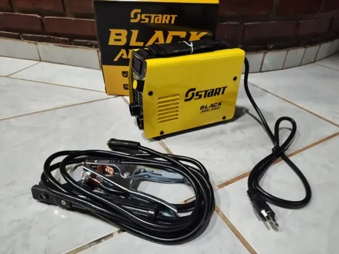 Máquina Inversora Solda 200a 220v Cor Amarelo Frequência 50/60Hz