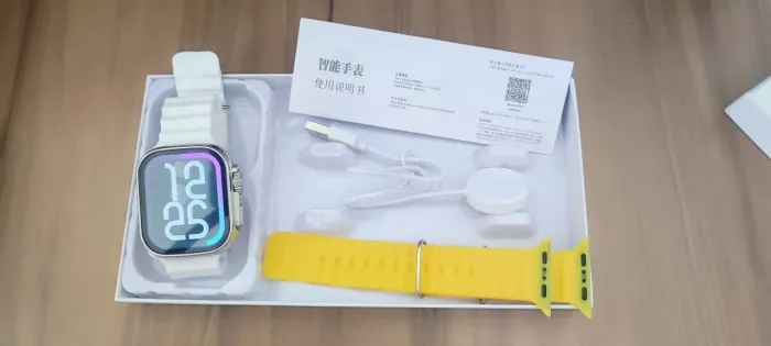 Smartwatch ultra preto ou prata 