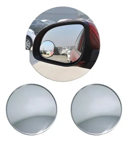 Par Espelho Retrovisor Auxilar Ponto Cego Carro Moto (2und)