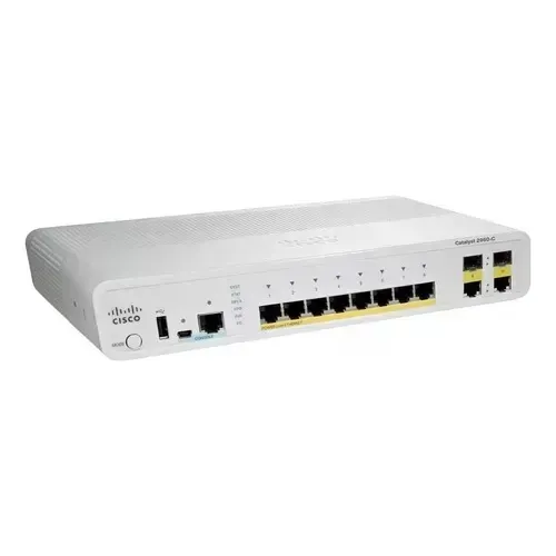 Switch Cisco Catalyst 2960-c Series Poe 8 Portas Fast Poe