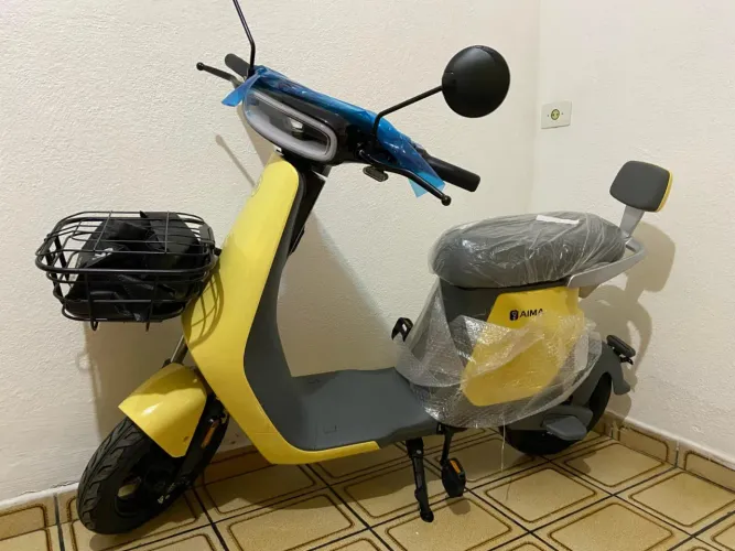 Moto Elétrica AIMA E-390 - Nunca Usada